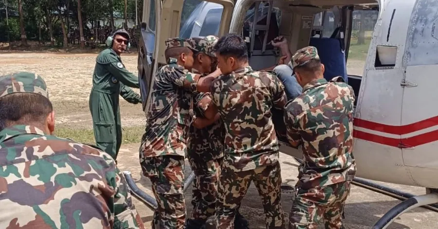 नेपाली सेनाका ४ सहित १२ हेलिकोप्टर उद्धारका लागि परिचालन, कहाँबाट कतिको उद्धार ?